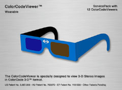 カラーコード3Dメガネ 12個セット